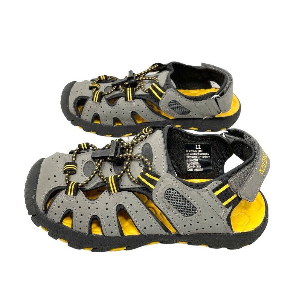 khombu sandals kids size 12 gray water hiking shoes